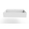 Castello Usa Juniper 24 in Solid Surface Wall-Mounted Bathroom Sink in White CB-GM-2056-24 - alternate 5
